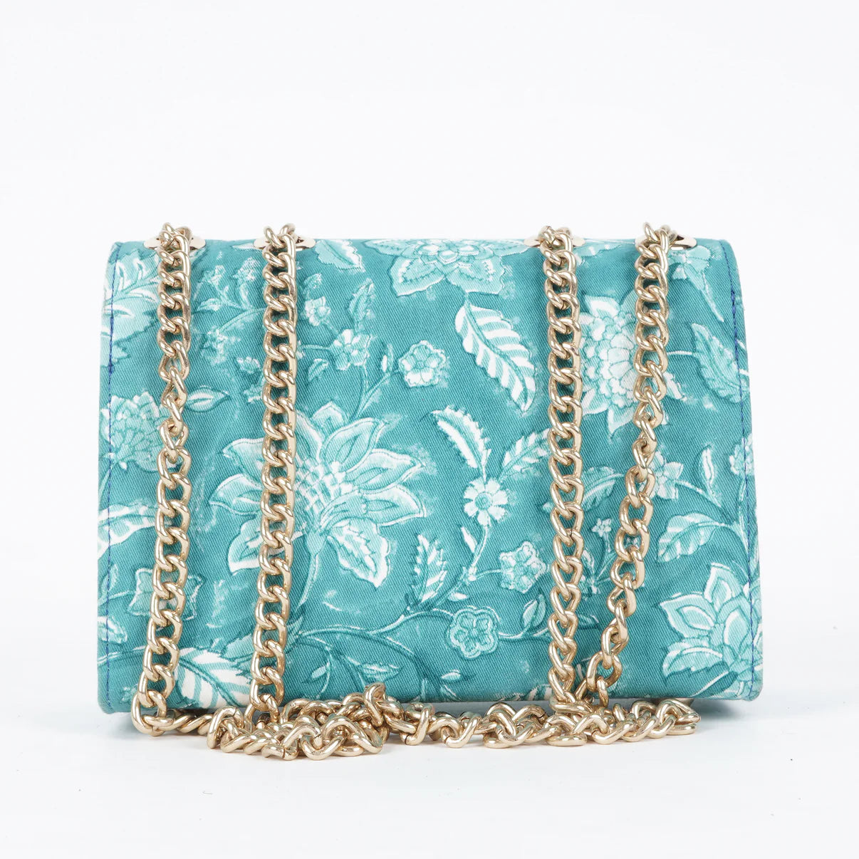 Aqua Blue Satchel Bag