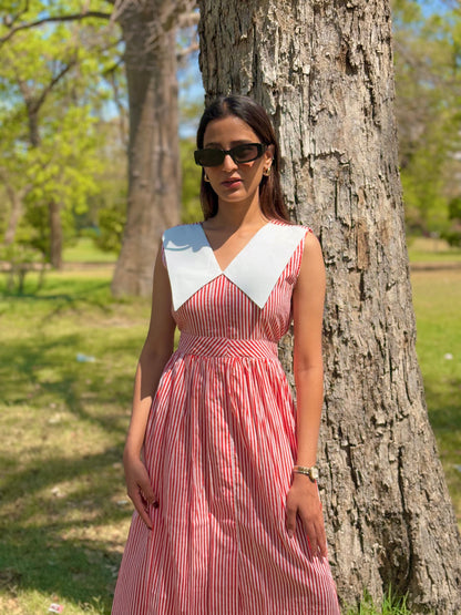 Stripe Tease Dress