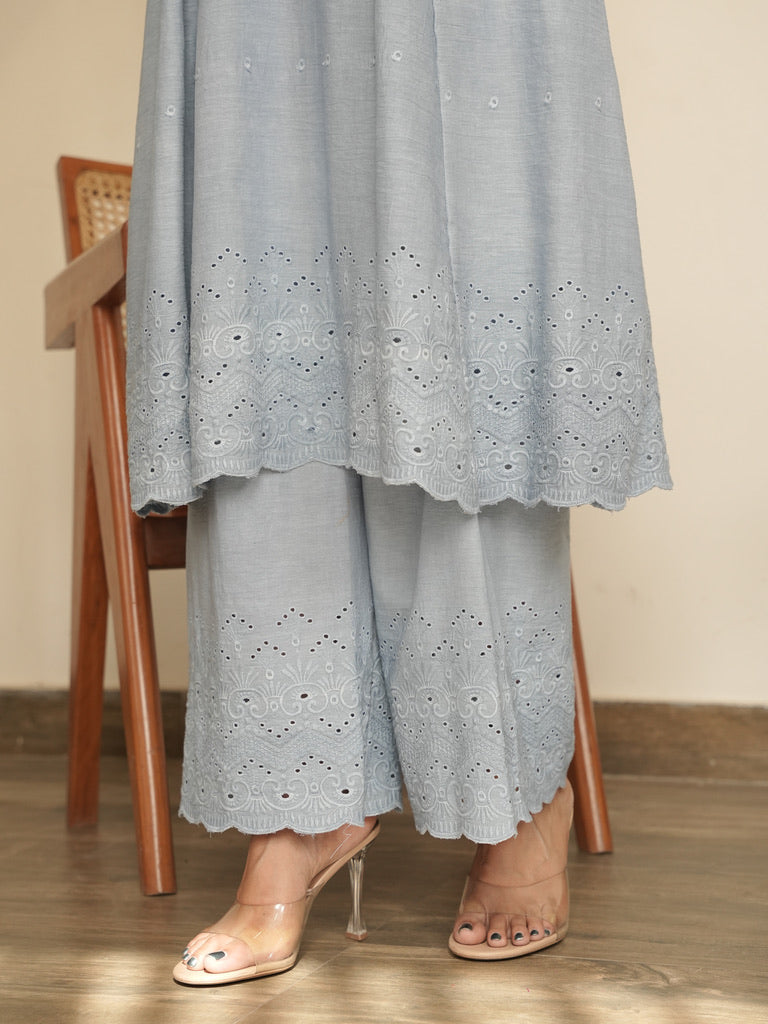 Gulaab Solid Cotton Kurta Set