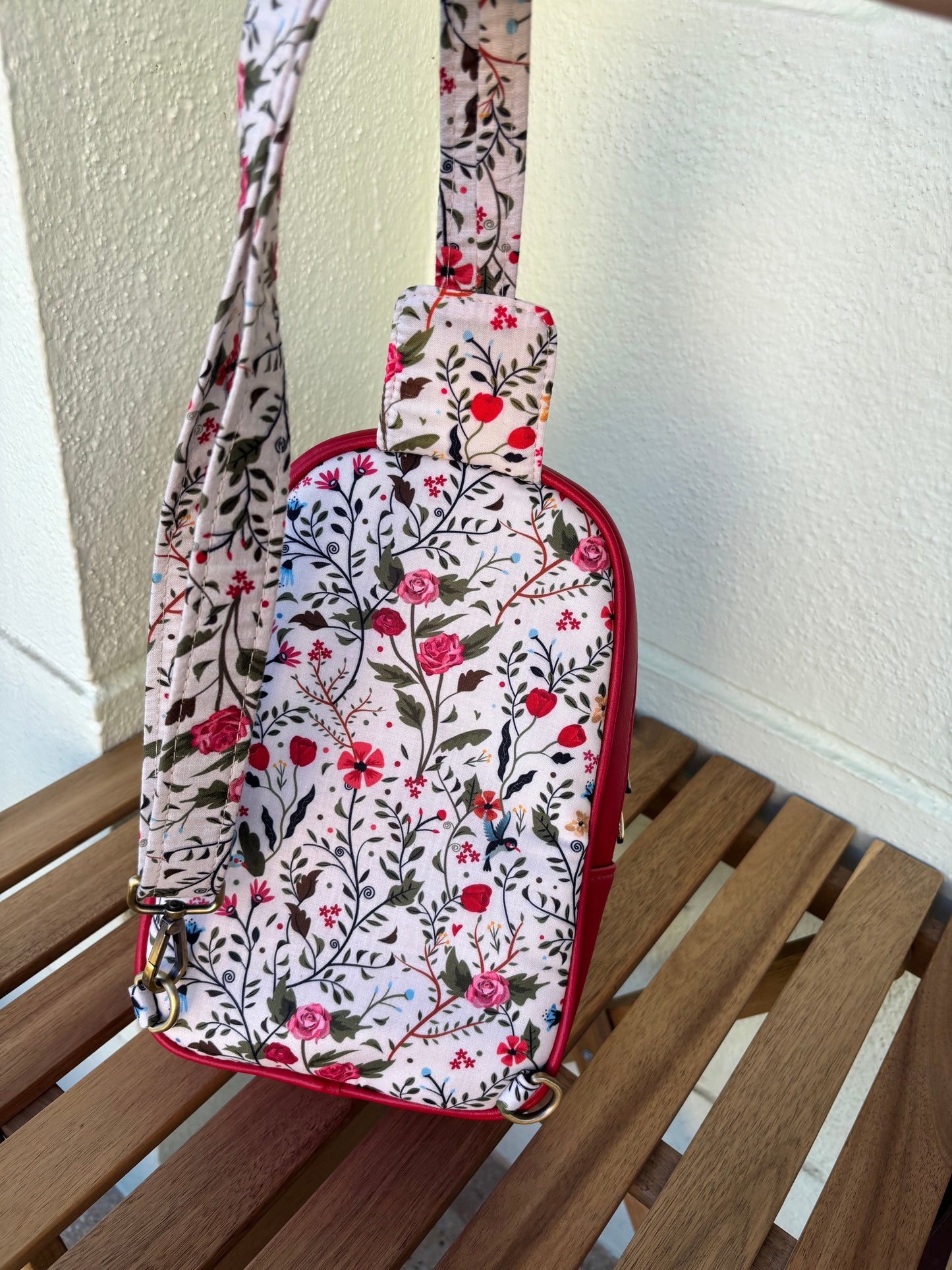 Wildflower Chest & Back Handcrafted Backpack