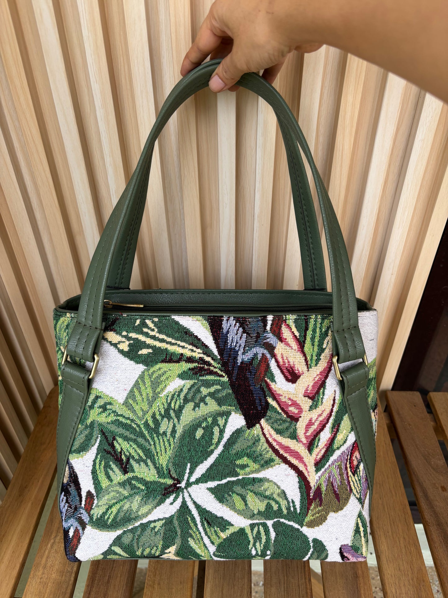 Tropical Vista Handcrafted Tote