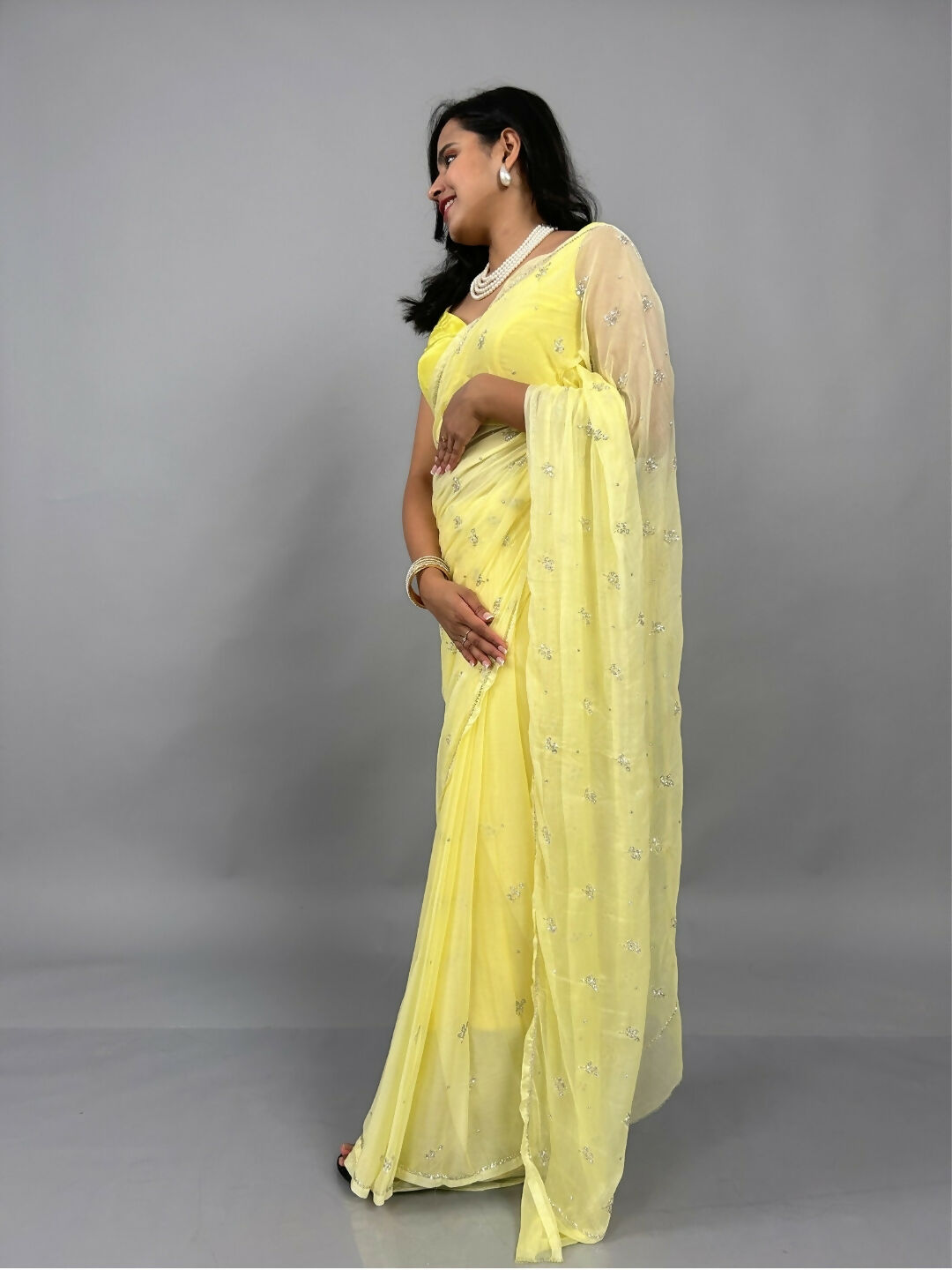 Sitaron ki Mehfil Chiffon Saree