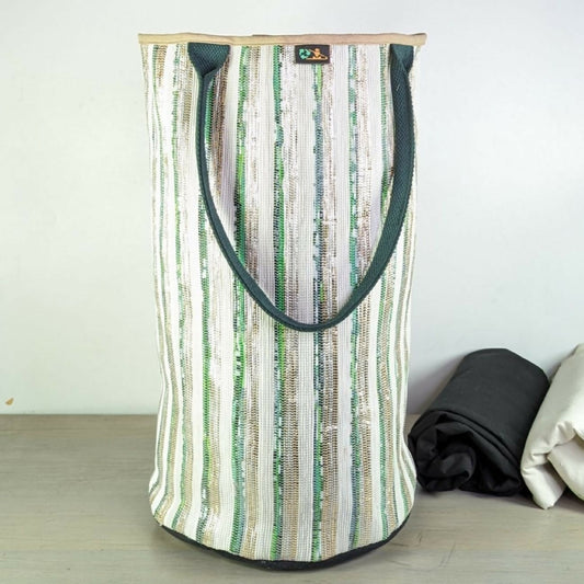 Upcycled Handwoven: Laundry Bag