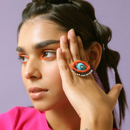 Eye-Spy Ring Orange