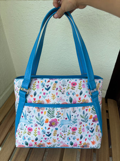 Whimsical Meadow Handcrafted Tote