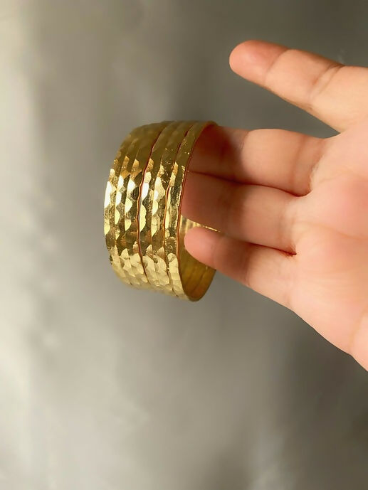 Tinsel Brass Bangles