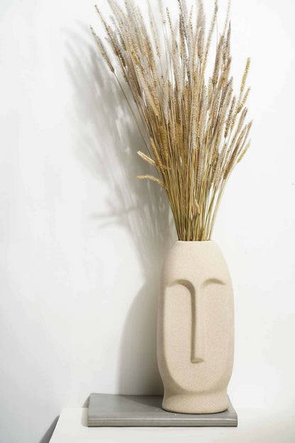 Premium Matte Nordic Face Vase