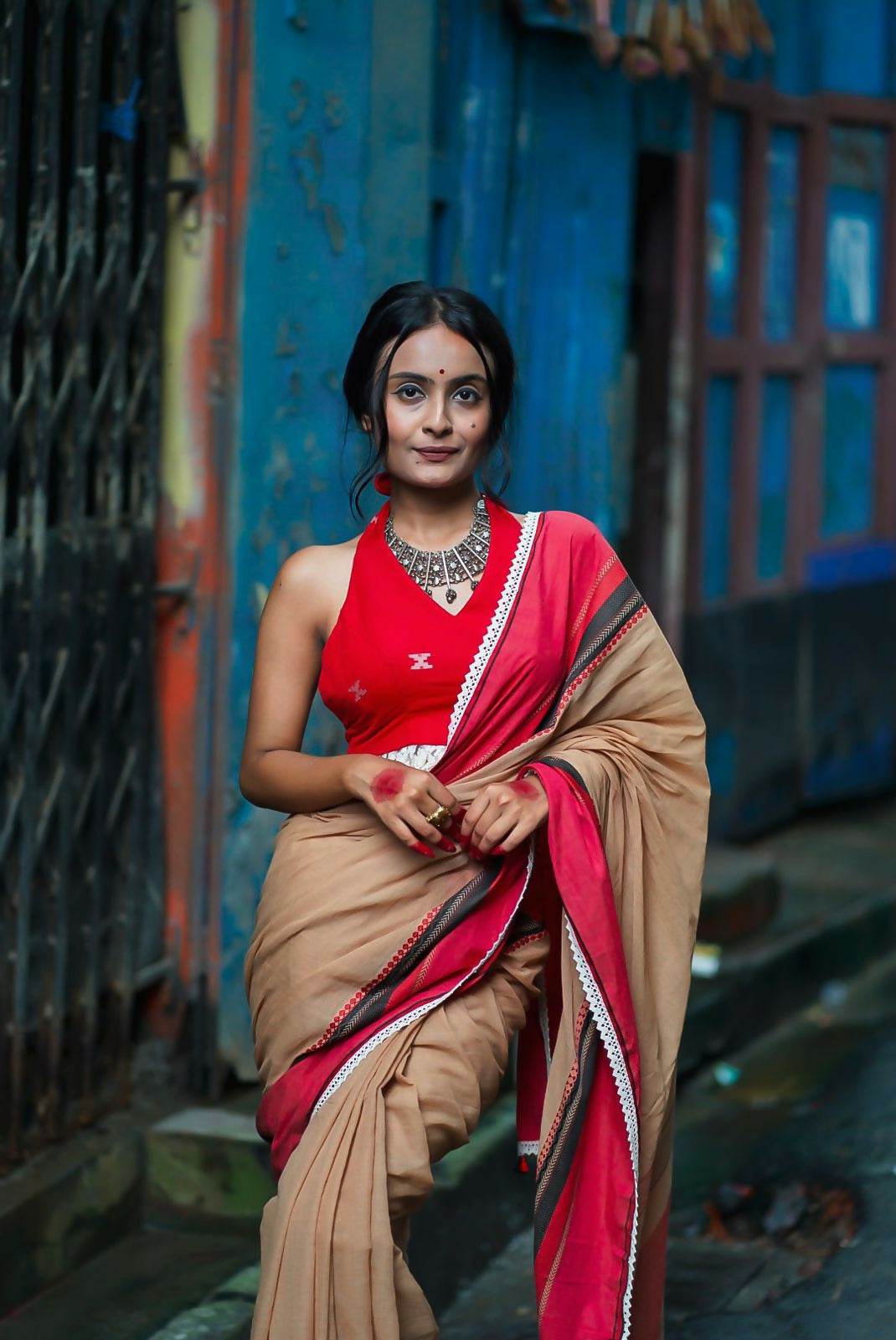 Ruby Ray Red Blouse