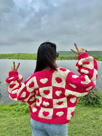 Aphrodite Heart Cardigan