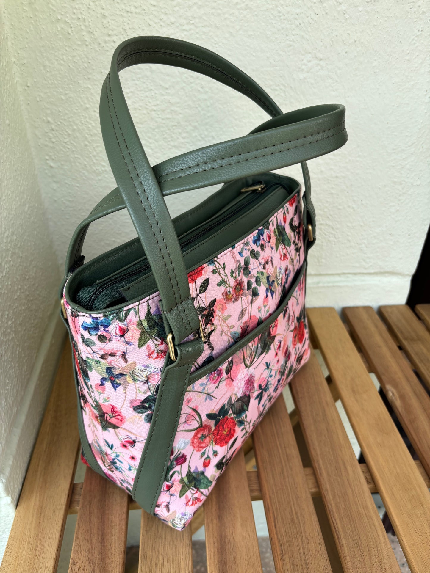 Botanical Bloom Handcrafted Tote