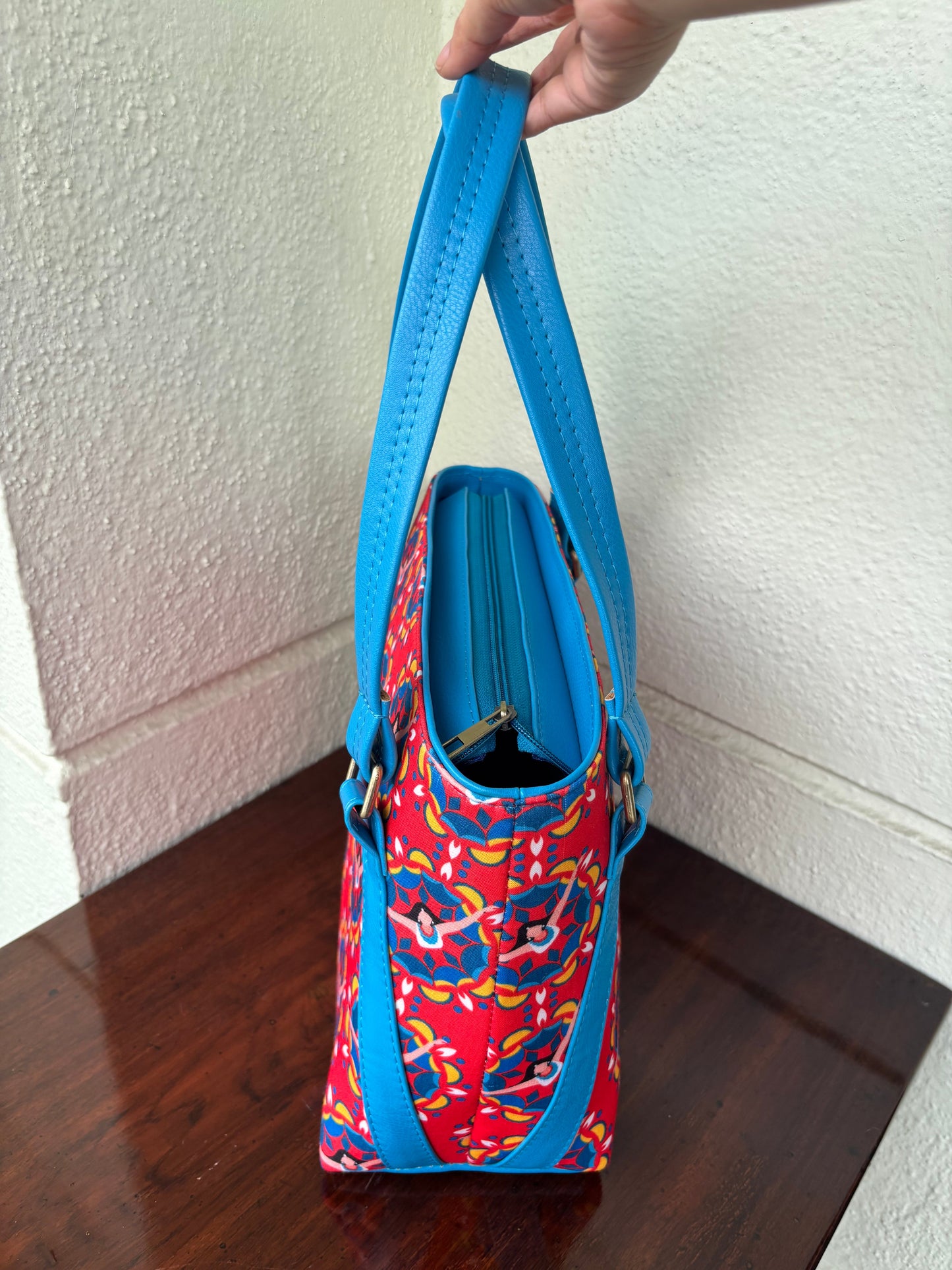 Mosaic Bloom Handcrafted Tote