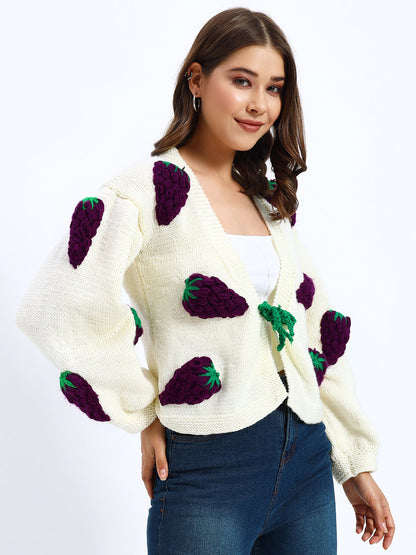 Berry Cardigan