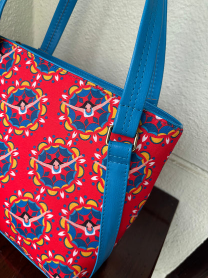 Mosaic Bloom Handcrafted Tote