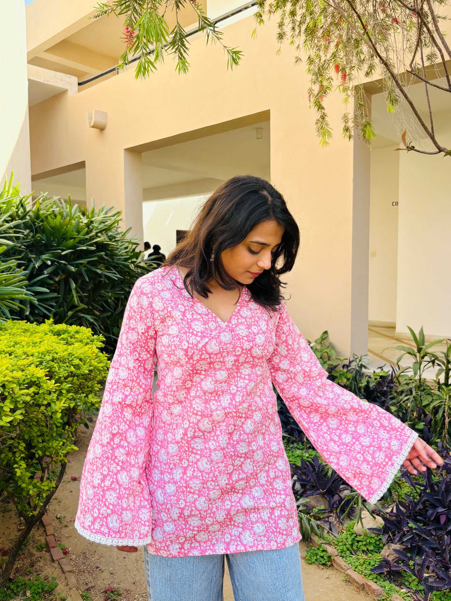 Roohani Handblock Print Kurti