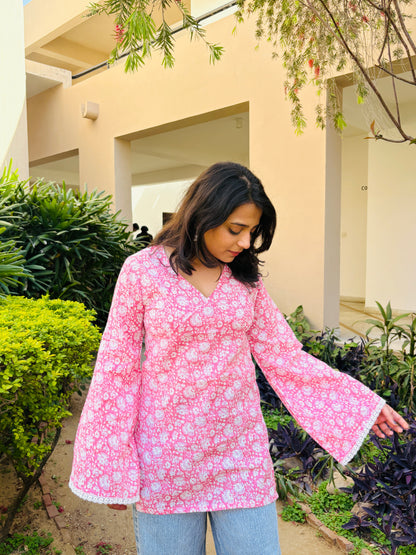 Roohani Handblock Print Kurti