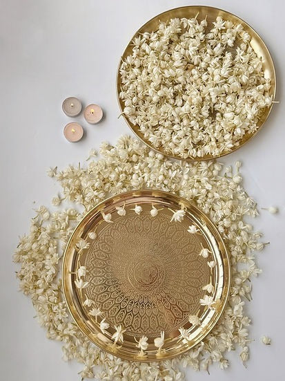 Brass Rangoli Thali