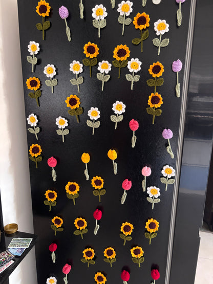 Flower Fridge Magnets