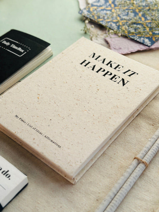 Undated Weekly Planner - Make It Happen