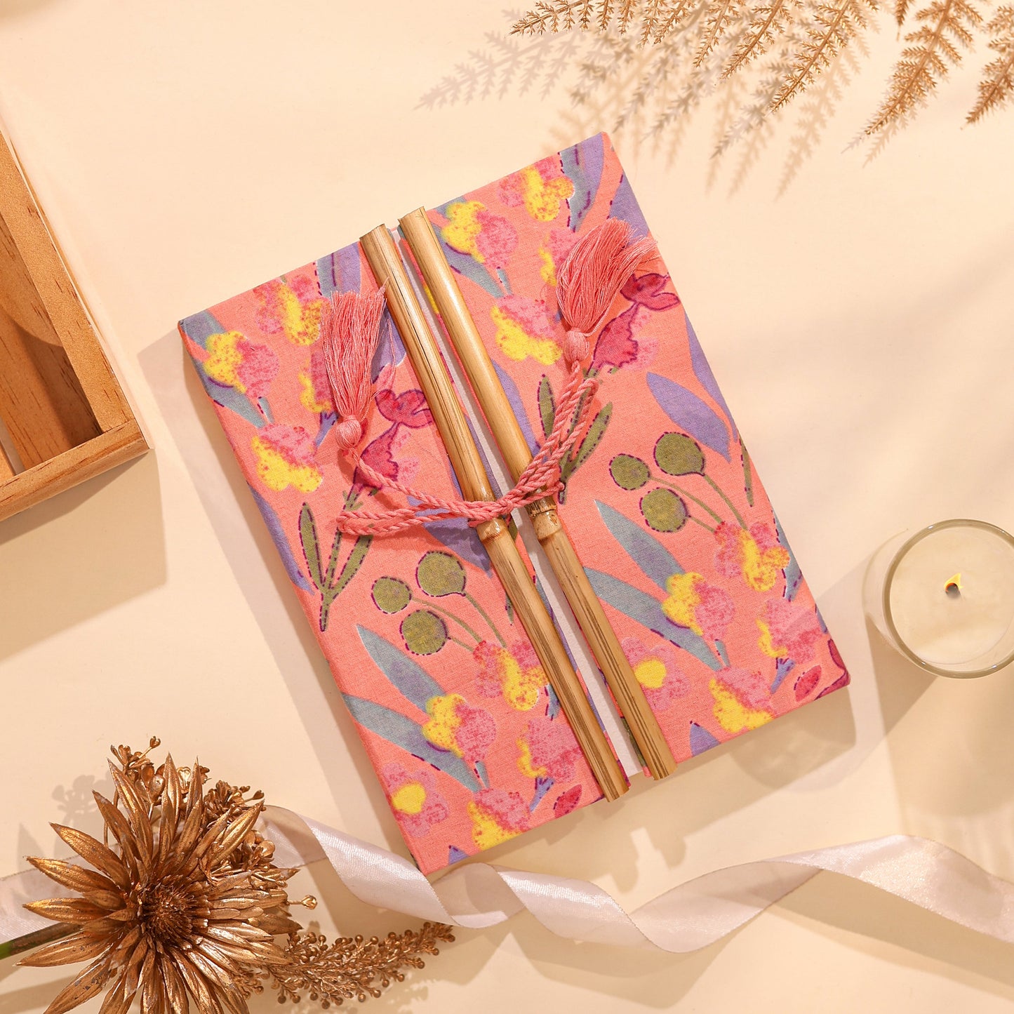 Handmade Ribbon Diary