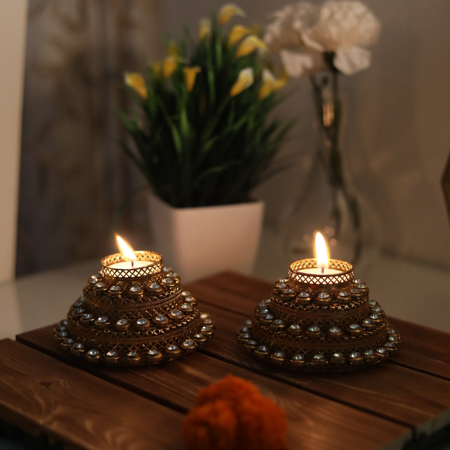 Gold Festive Diya