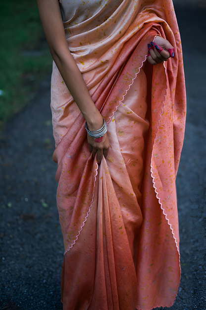 Natural Flower Dyed Avantika Chanderi Silk Saree