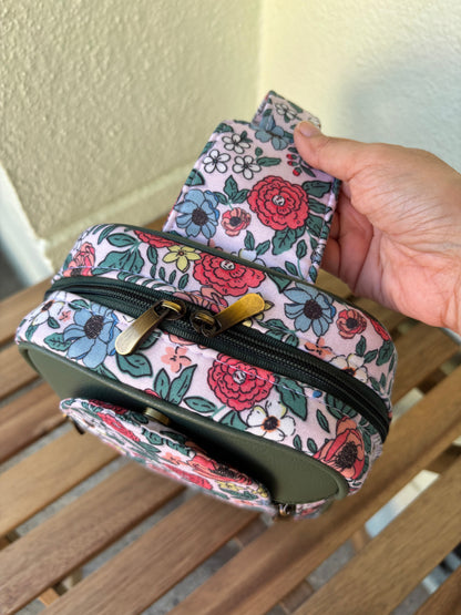 Floral Charm Chest & Back Handcrafted Backpack