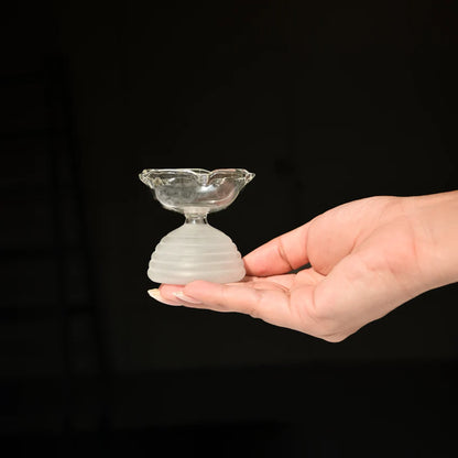 Short Glass Diya