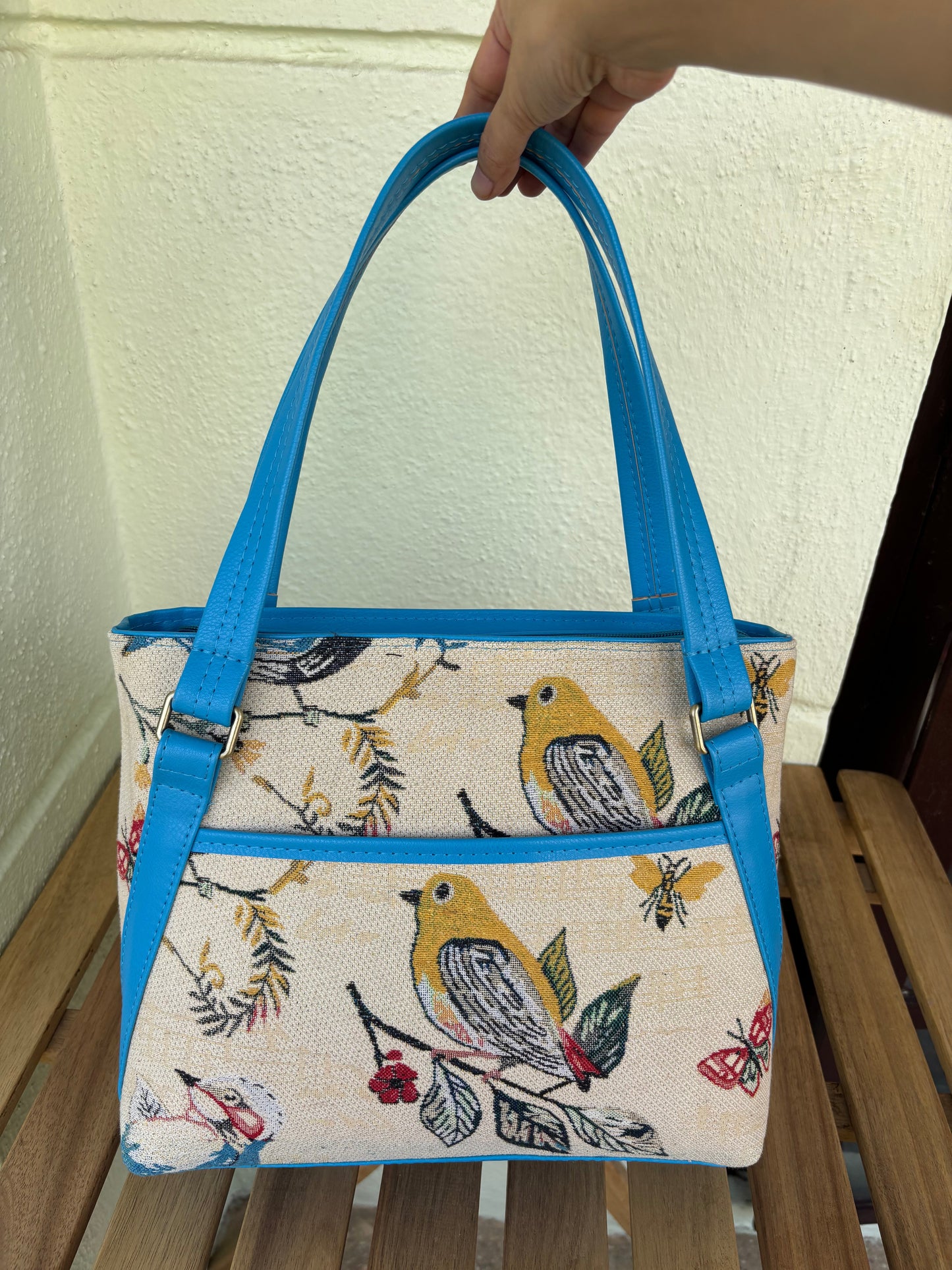 Canary Charm Handcrafted Tote