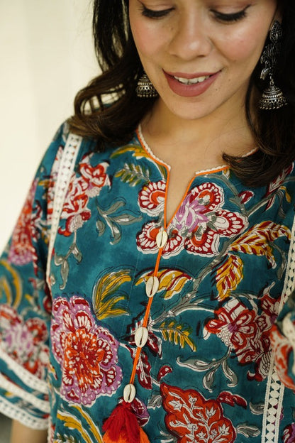 Printed Afghani Chogha Set