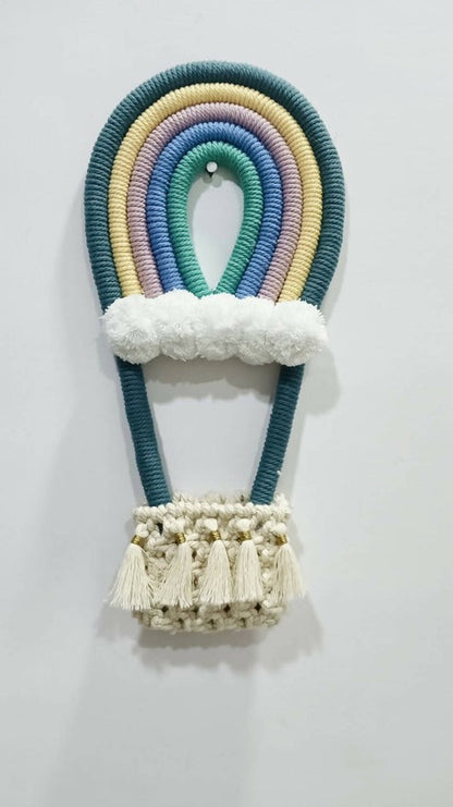 5 Layer Macrame Hot Air Balloon