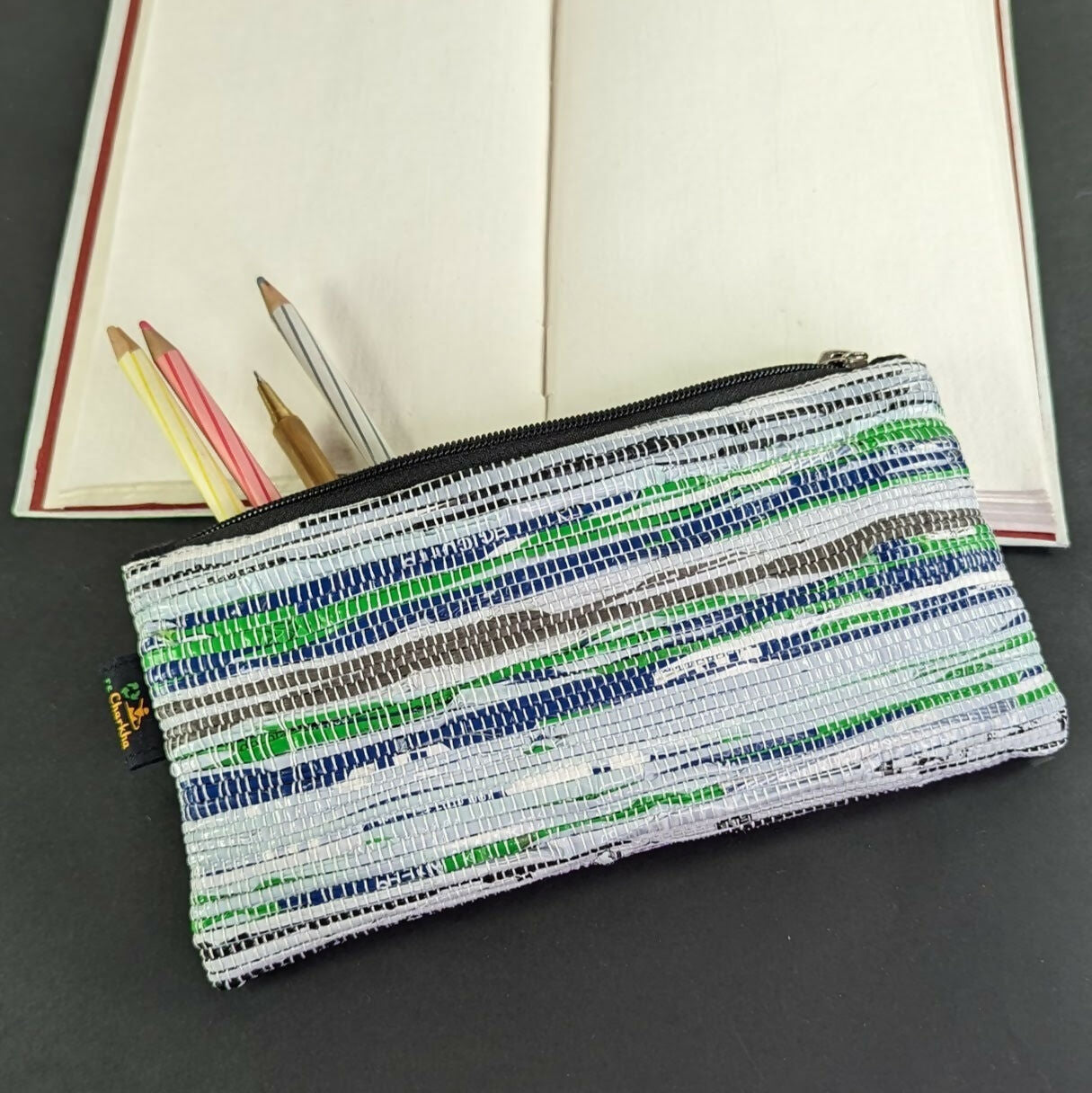 Upcycled Handwoven: Pencil Pouch