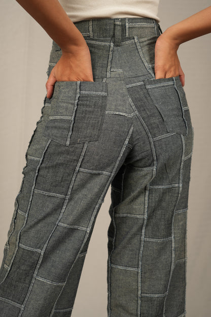 Brickwork Patchwork Pants