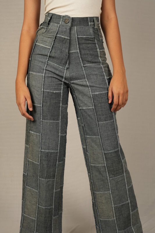 Brickwork Patchwork Pants