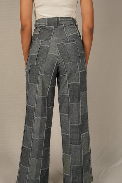 Brickwork Patchwork Pants