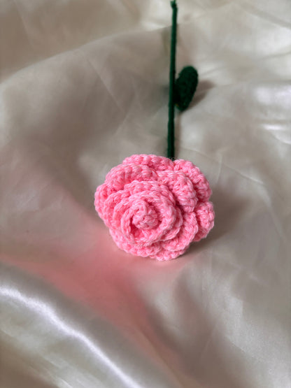 Handcrafted Crochet Rose