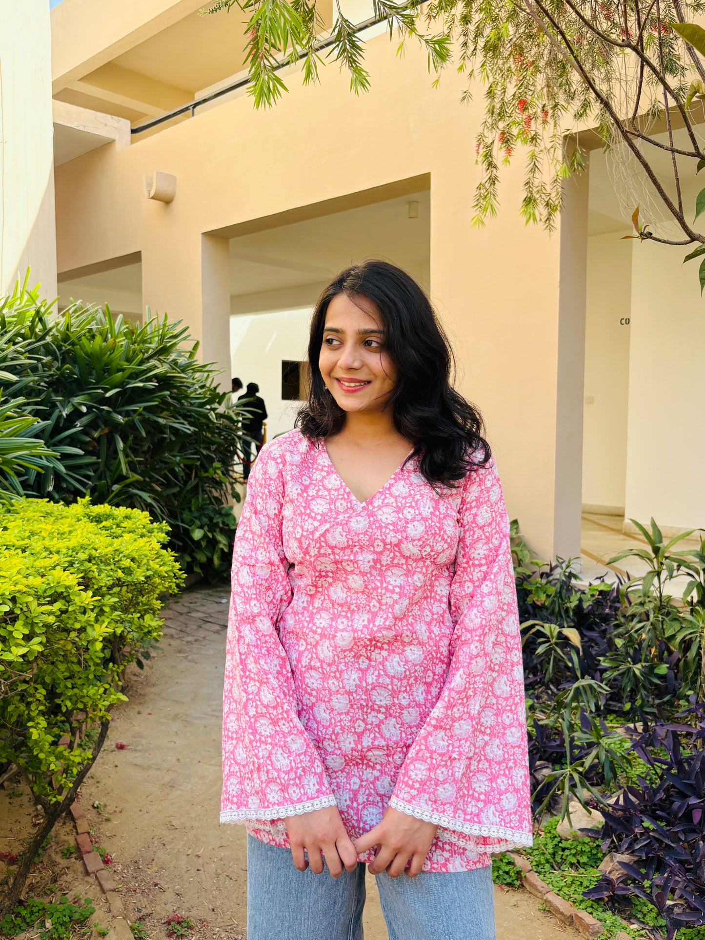 Roohani Handblock Print Kurti