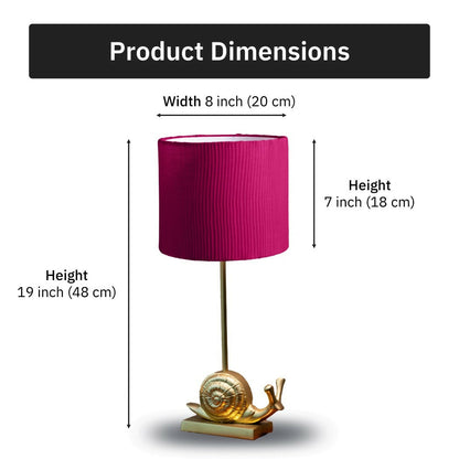 The Snail Lamp (Hot Pink)