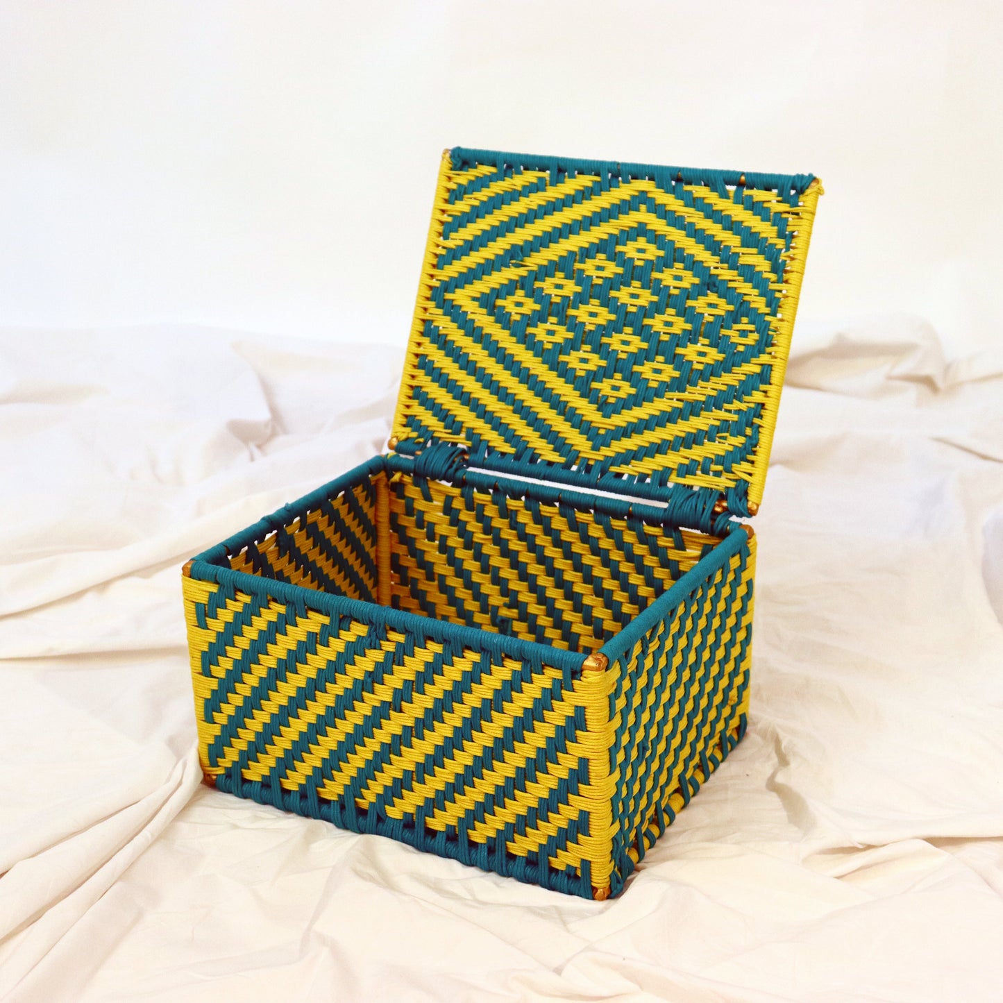 Storage Hand-Woven Basket