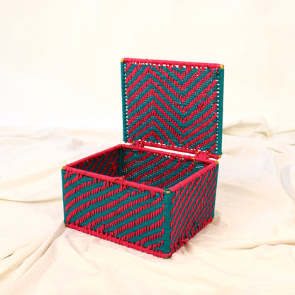 Storage Hand-Woven Basket