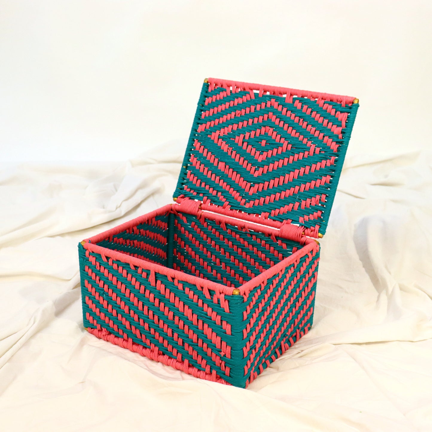 Storage Hand-Woven Basket