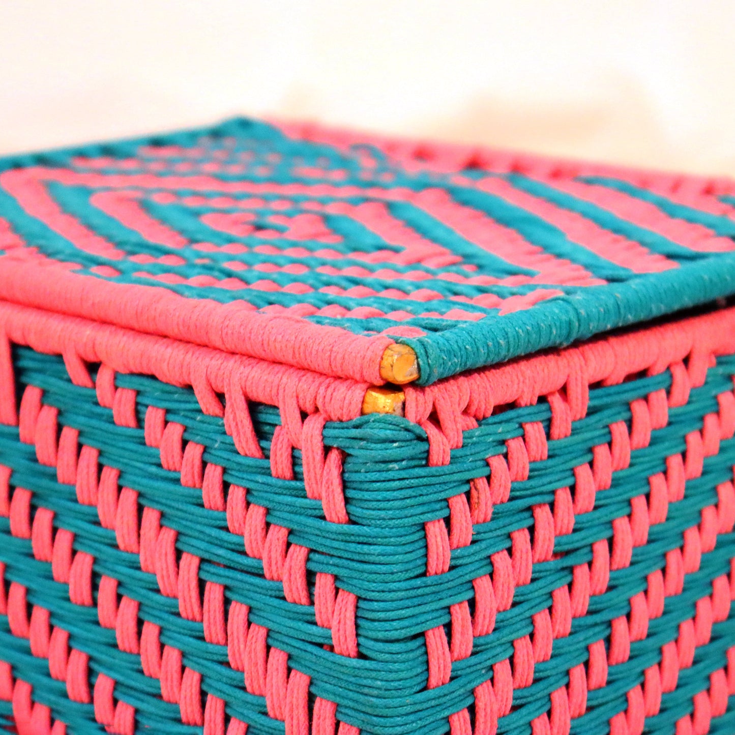 Storage Hand-Woven Basket