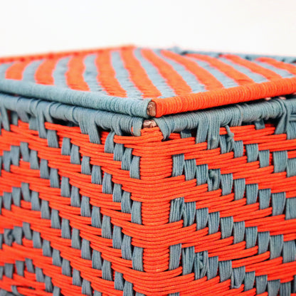 Storage Hand-Woven Basket