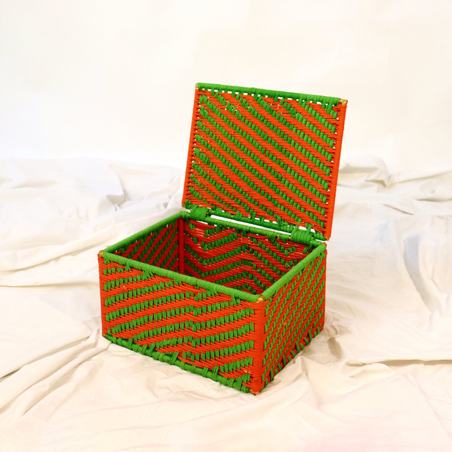 Storage Hand-Woven Basket