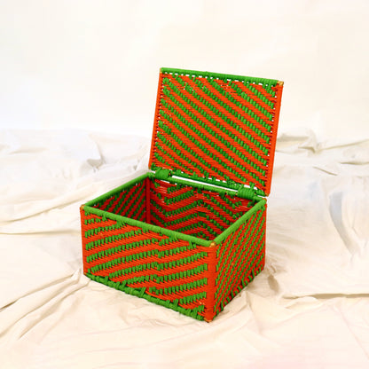 Storage Hand-Woven Basket