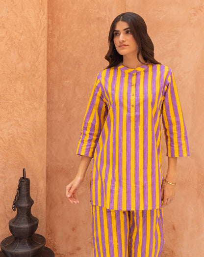 Bandstands Short Kurta Pyjama - Soft Cotton Co-ord Set