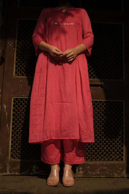 Berry Pink Kurta Set