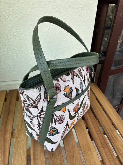 Botanic Charm Handcrafted Tote