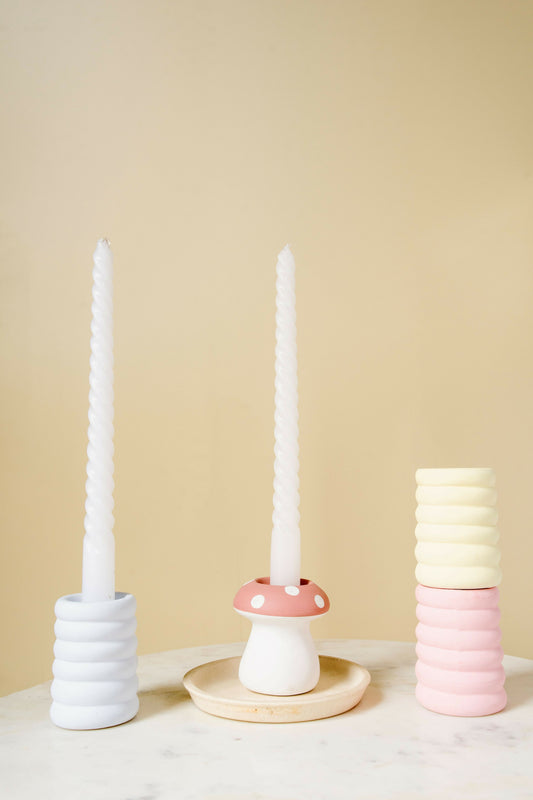 Pastel Perch Mini Candle Stand Set Of 4