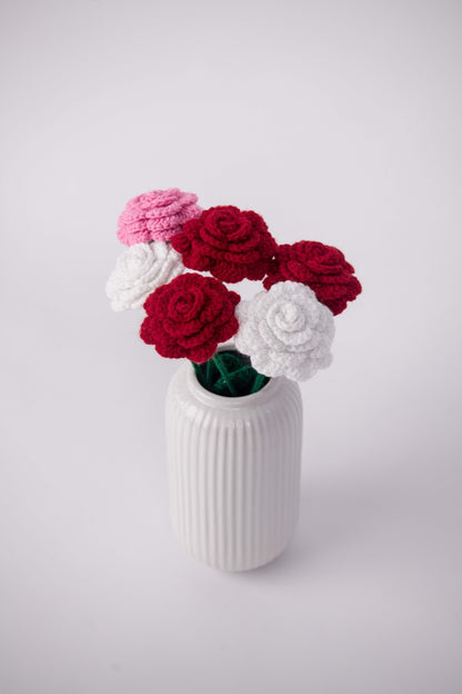 Handcrafted Crochet Rose