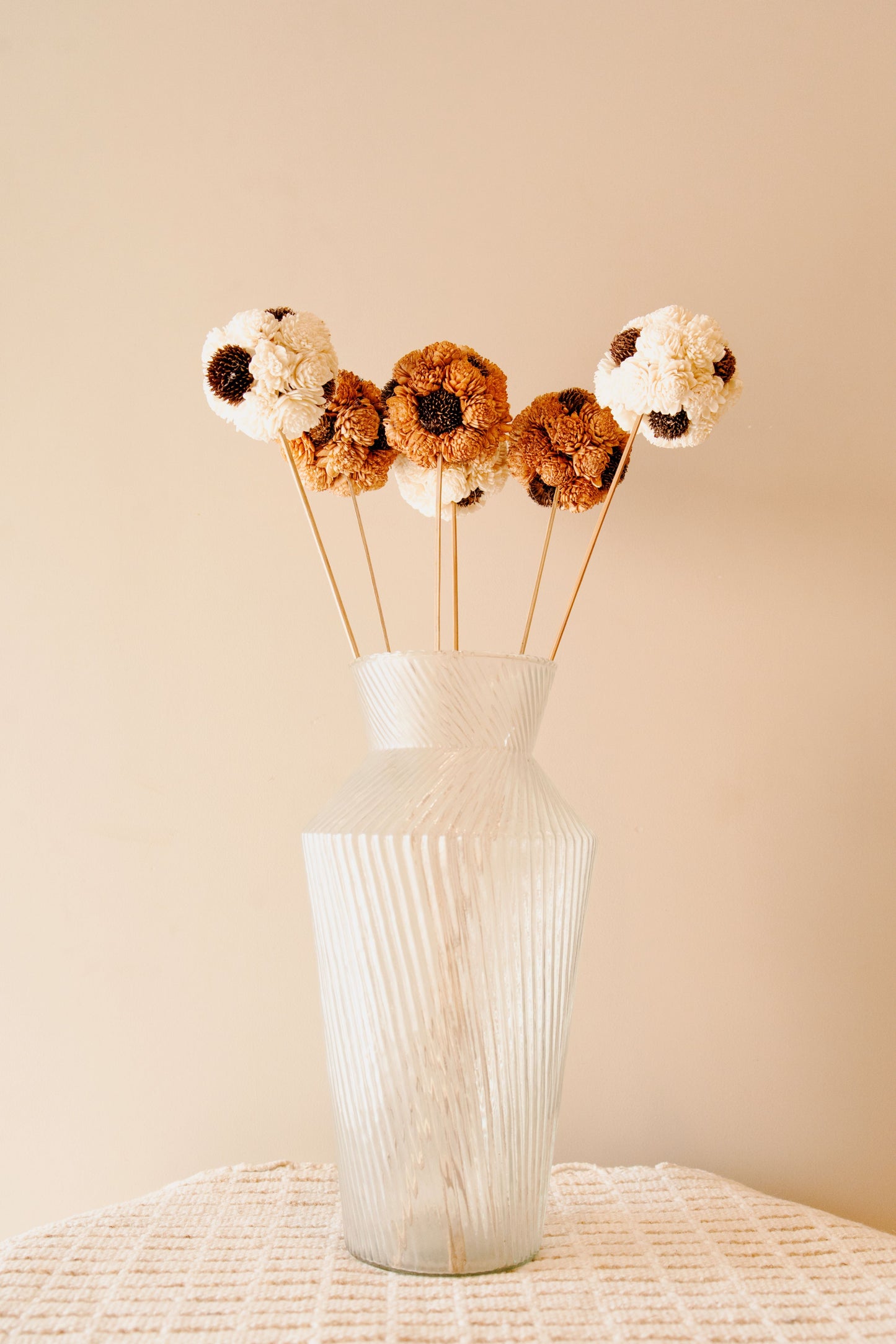 Handmade Mini Sola Flower Sticks